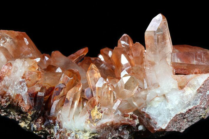 Natural, Red Quartz Cluster - Morocco #56975